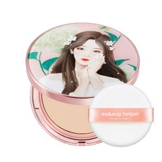 makeup helper 原創專業定妝 Sweet Sophia 藝術粉餅 25g, 23號 自然米色, 1個
