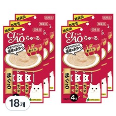 챠오츄르 고양이 짜먹는 간식, 참치, 14g, 72개 참치, 14g, 72개