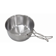 WEN LIANG 文樑 不鏽鋼碗 300cc 304#不鏽鋼18-8 表面拋光 內部砂面, 不銹鋼色, 1個