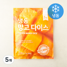 베트남산 망고 다이스 (냉동), 5개, 1kg
