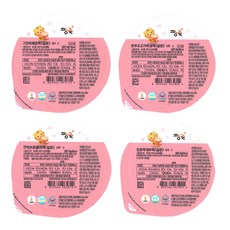 Jjangjuk 孩童常溫副食品粥 8~9個月適用, 青菜雞肉粥口味+韓牛蘑菇粥口味+鮭魚花椰菜粥口味+南瓜紅棗粥口味, 640g, 1組