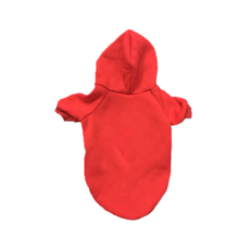 寵物衣服 - 連帽衫, 紅色, XL, 1件