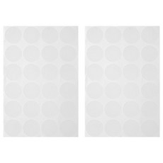 3M 防滑圓形膠帶, 48個, 透明