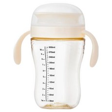 AttiRabbit 幼兒防漏360度自主學習杯, 1個, 300ml, 白色