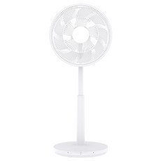 시프이컴 무소음 스마트 BLDC 스탠드형 무선 발터치 선풍기 화이트, NDD2207RD