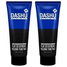 다슈 플레이 3D 익스트림 홀딩 튜브 헤어왁스, 200ml, 2개