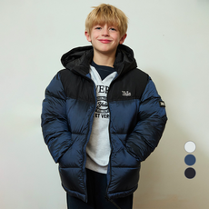 YALE KIDS 兒童剪裁拼色連帽鋪棉外套 YJCCJPE43388