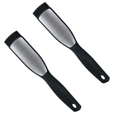 vuca 雙面不鏽鋼專業足部清潔去角質器, 2個, 1入