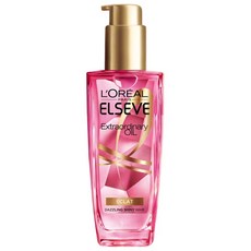 L'OREAL PARiS 巴黎萊雅 金緻護髮精油 玫瑰精華 100ml，72小時持久留香，改善毛躁, 1瓶