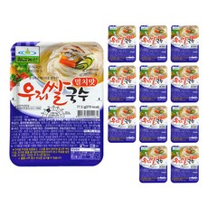 칠갑농산 우리쌀국수 멸치맛, 77.5g, 12개