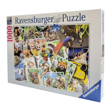 Ravensburger 維寶 拼圖, 旅行者的動物日記 多色, 1000片, 1盒