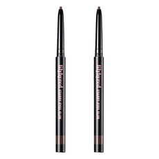 lilybyred 極細持久眼線膠筆 0.14g, 02 霧面棕, 2支