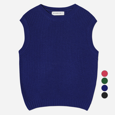 BerryCloset 兒童男童款名人風圓領針織背心