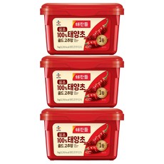 CJ Haechandle 好餐得 太陽草 GOLD 辣椒醬, 3個, 1kg