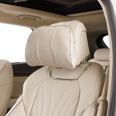 AIMBAN 車用第一排頭枕 LITE 頸枕, 1個, 香草米