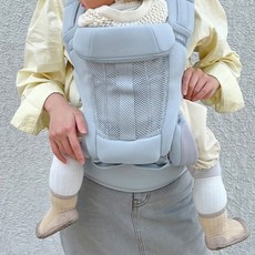 pov 프리아핏 Air 多功能合一嬰兒揹帶, 薄荷綠