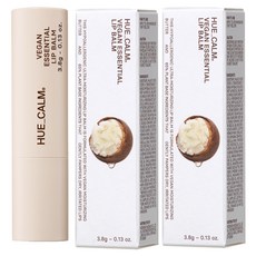 휴캄 비건 에센셜 립밤, 무향, 3.8g, 2개