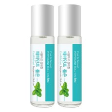 THE HERB SHOP 香氛精油滾珠瓶 薄荷香, 8ml, 2個