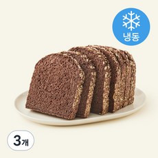 브로드카세 발효종 카카오 통밀식빵, 550g, 3개