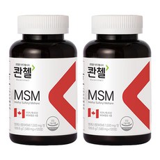 콴첼 MSM 영양제 189.6g, 2개, 120정
