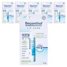 비판톨 데이케어 립스틱 보습 립밤, 무향, 4.5g, 6개
