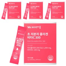 Vitamin Village 超低分子膠原蛋白維他命C 300, 60g, 4盒