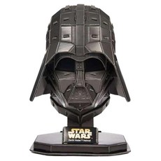 SPIN MASTER 星球大戰系列 4D Build 立體拼圖 12歲以上, 達斯維達頭盔 黑色, 83片, 1盒