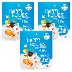 HAPPY HOURS 寶寶粥 6個月以上寶寶適用 2入, 和風海味鮭, 300g, 3盒