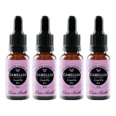 Love Bath 香氛保濕臉部保養油 山茶花香, 20ml, 4瓶