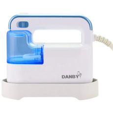 DANBY 丹比 蒸氣掛燙電熨斗 DB-702EI 水滴形鋁製底板 8孔均勻出汽 家用/差旅 熨燙隨行, 白色
