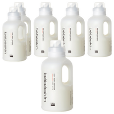 Bebeskin 高濃縮織物柔順劑，帶有可愛的桃子香味, 1070毫升, 6個