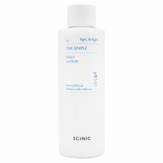 SCINIC 簡單日常乳液 弱酸性溫和呵護 適合所有膚質, 300ml, 1瓶