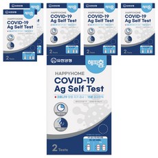 해피홈 코로나 진단키트, 2개입, 6개