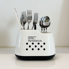 YoGoMoJi 多功能 Good Life 餐具整理筒, 1個, 圓形
