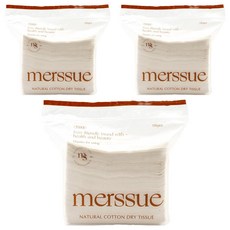 메르슈 무표백 순면 건티슈, 55g, 150개입, 3개