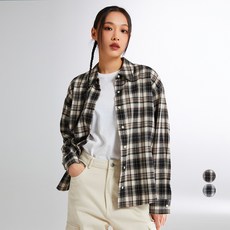 SPAO 法蘭絨格紋襯衫 SPYCE11W01