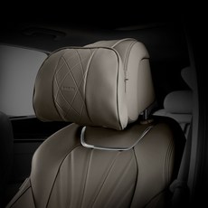 AIMBAN 車用第一排頭枕 LITE 頸枕, 1個, 灰褐色