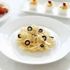 新骨瓷牛排主餐盤, 白色