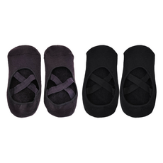 NICOFUN 愛定做 加厚毛巾底芭蕾舞鞋防滑瑜珈短襪 女襪 FYK24YOGA07 70g 2雙