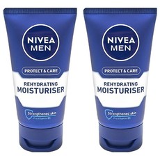 NIVEA 妮維雅 男士活力保濕乳液 保護和護理, 75ml, 2條