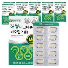 일양약품 마그네슘 비오틴 비타민B 영양제 25.5g, 30정, 7개