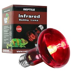 럭키허프 인프라레드 UVA 파충류 바스킹 스팟 램프 150W, 혼합색상, 1개