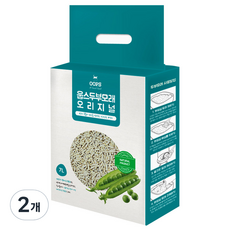 웁스 고양이 모래, 7L, 2개, 오리지널향