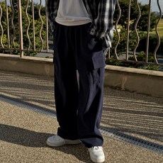 Mercita男款Y2K燈芯絨寬工裝褲