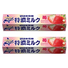 UHA 味覺糖 特濃牛奶條糖 北海道鮮奶油 香醇濃郁, 37g, 2條