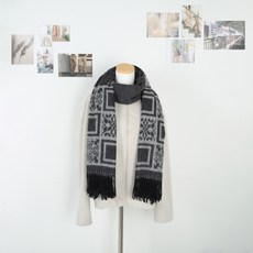 풋온 럭셔리 패턴 머플러