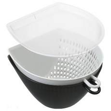 AKEBONO 曙產業 小鳥調理盆 附蓋瀝水 日本製MZ-3532 M, 125 x 141 x 76mm, 1個, 蓋子*1、料理盆*1