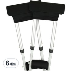 헬스퍼스트 목발 쿠션 패드 세트, 6세트