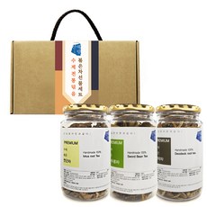 Sanhaerang 山海 頂級手工傳統蓮藕茶3種組合, 1套, 蓮藕茶 100g + 刀豆茶 90g + 沙參茶 70g