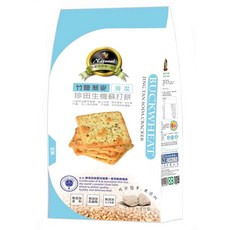 珍田生機 竹鹽蕎麥海菜 蘇打餅, 162g, 1盒